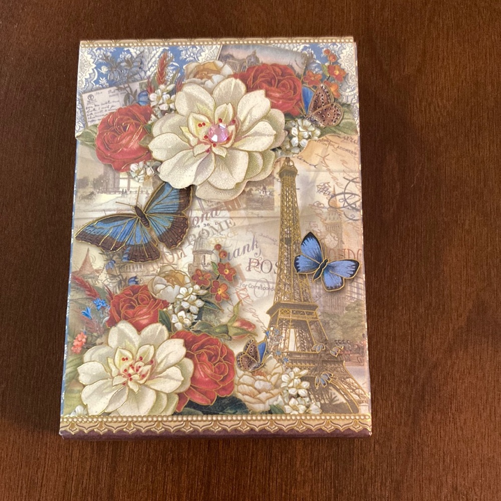 Punch Studio Paris Themed Keepsake Pouch